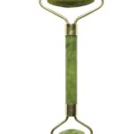 Masajeador facial con rodillo de piedra de jade