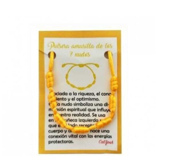 Pulsera 7 nudos