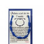 pulsera 7 nudos azul(nobleza)