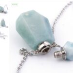 colgante botella perfume amazonite