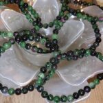 Pulsera zoizita rubí 6mm