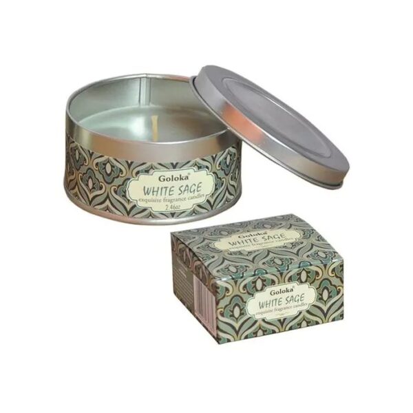 Vela perfumada Salvia Blanca Goloka