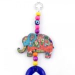 colgante ojo turco de madera 19×7