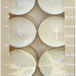 Set de 12 Velas. Salvia Blanca