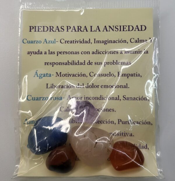 Pack piedras para ansiedad.