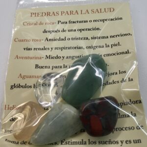 Pack piedras para la salud.