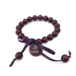 Pulsera 1 Marca Zoe Bombón 
Morado.