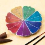 INCENSARIO FLOR COLORES 7 CHAKRAS 