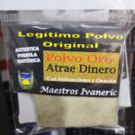 polvo oro.
Atrae dinero