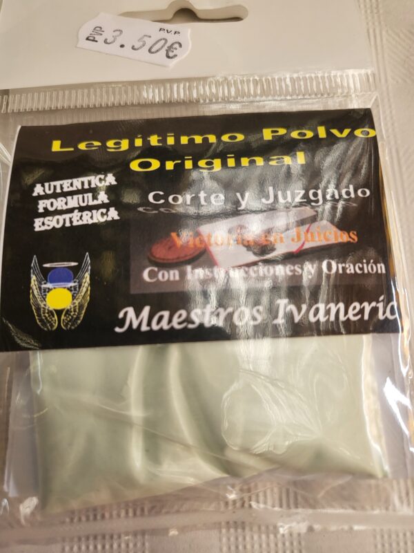 polvo esotérico 
corte y juzgado