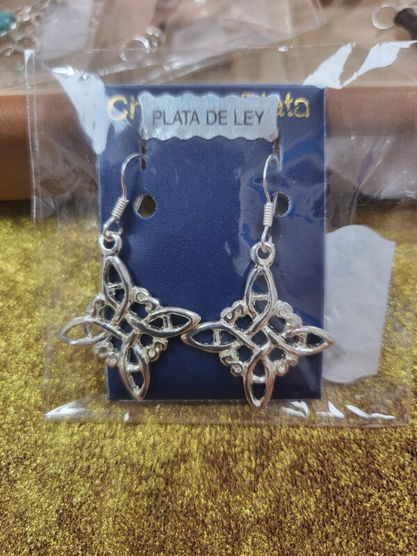 pendientes plata
Nudo de Bruja