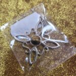 colgante plata
nudo de Bruja
ojo de tigre