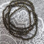 Pulsera 4mm pirita
faceteada