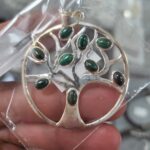 colgante de plata
Árbol de la vida
malaquita