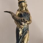 Diosa de la fortuna
60 cm.