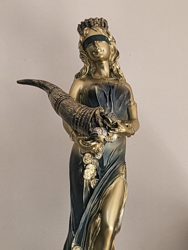 Diosa de la fortuna
60 cm.