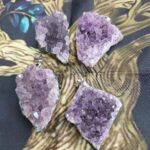 colgante.
amatista acero