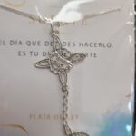 doble protección en plata
cadena incluida
